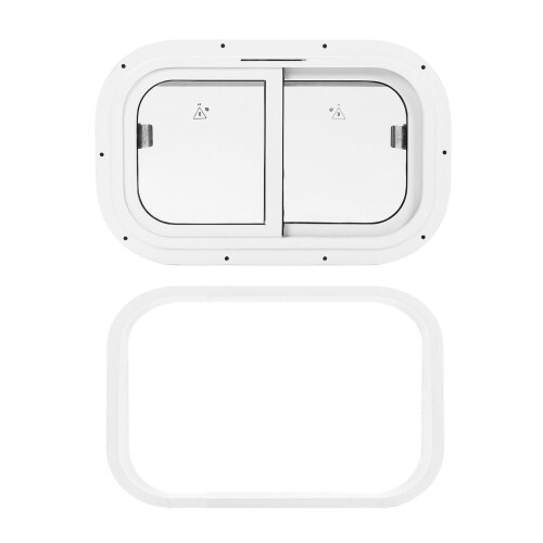Marine Window 500x300mm Rounded Slide Window