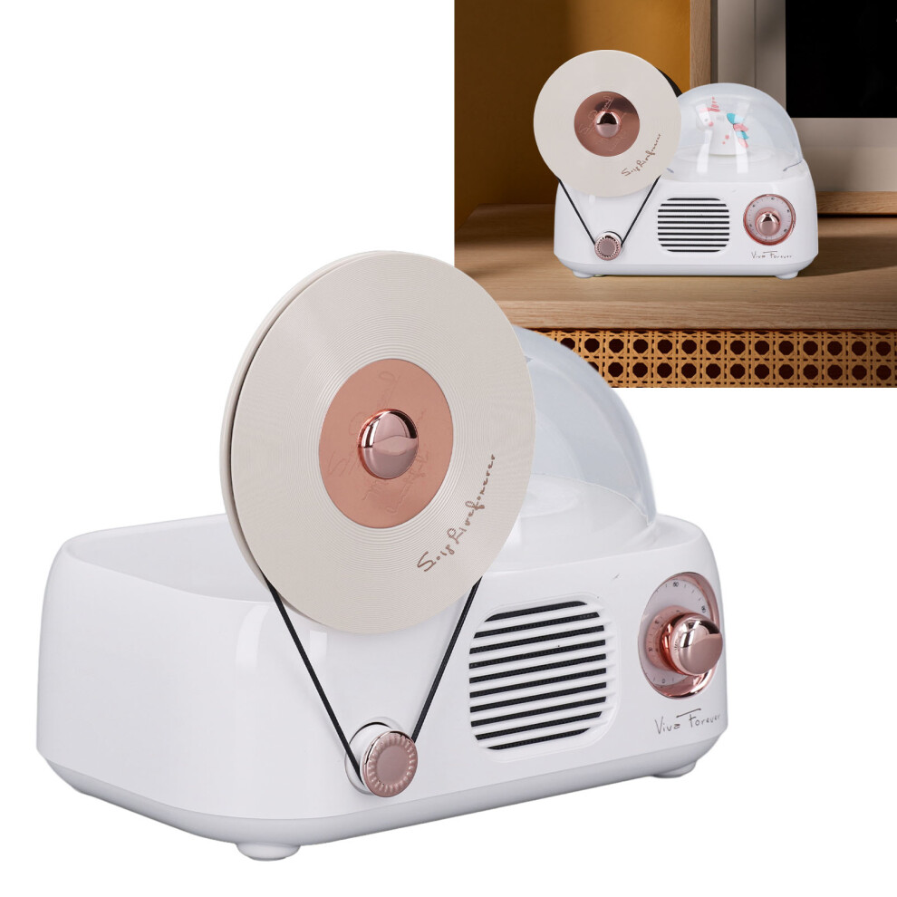 Retro Bluetooth Speaker With 3W, 150X103x125mm, Light/White 6911331156172