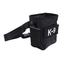 Water-Resistant Nylon Treat Pouch for Dogs, Adjustable Belt, Large Capacity