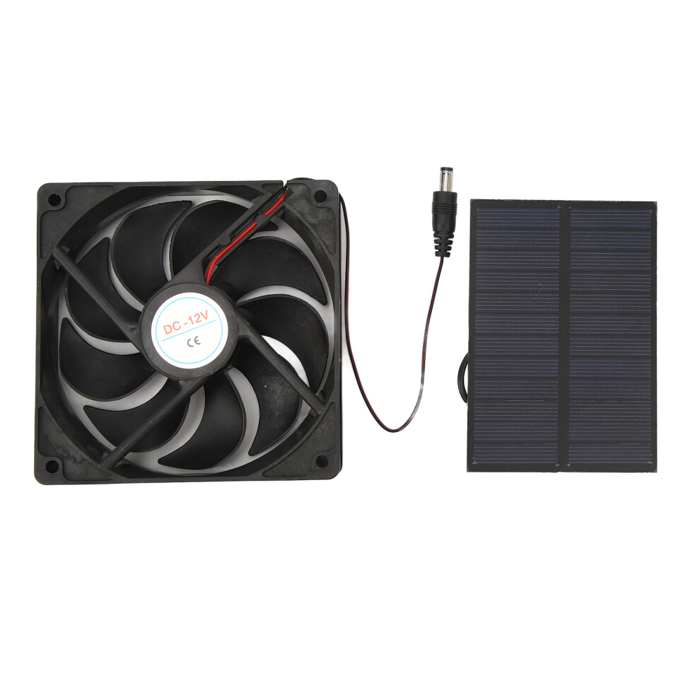 Outdoor Solar Panel Fan Kit Monocrystalline 9121376010989