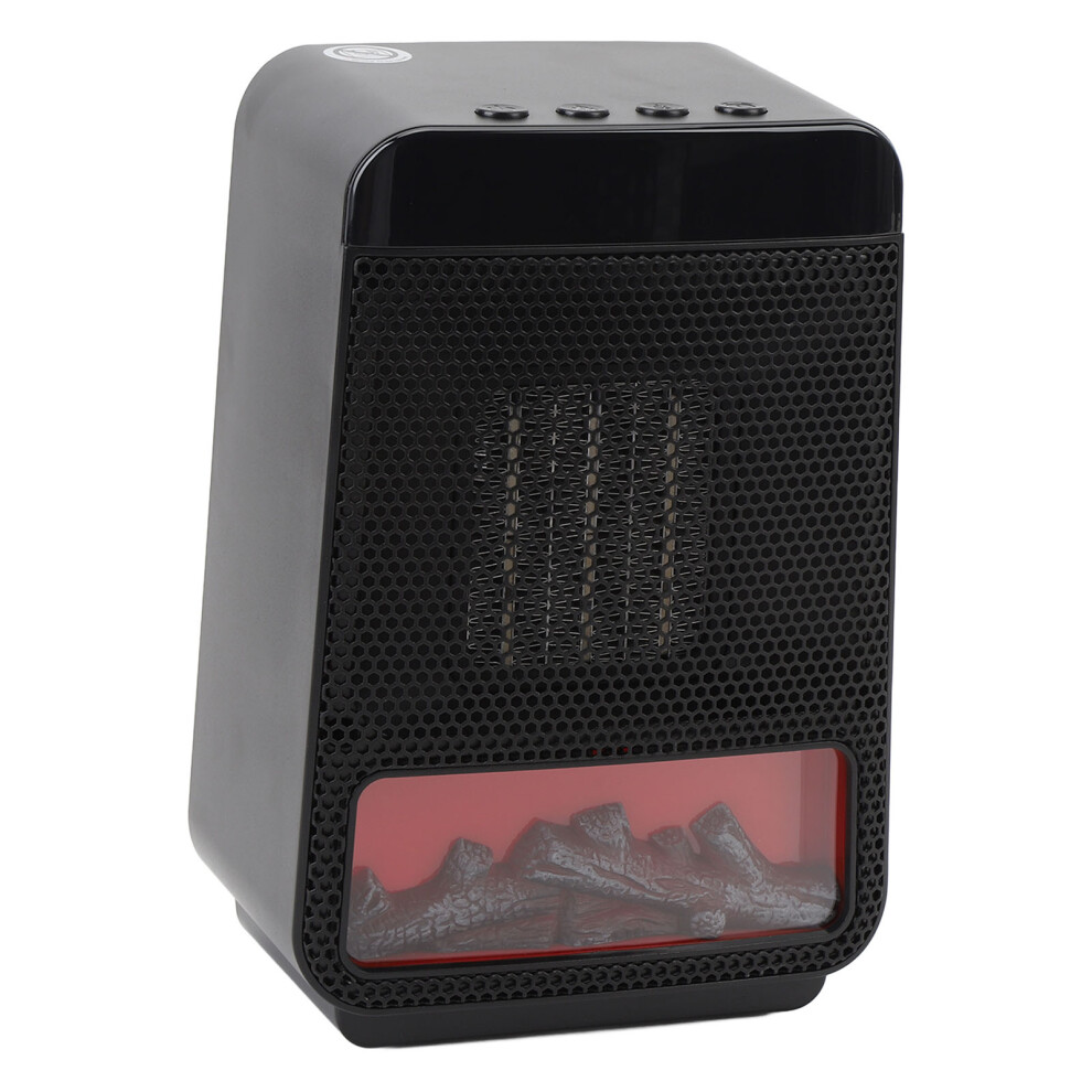 3D Flame Space Heater 2 Levels, Timer, Fast Heating, 115x165x250mm