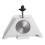 Rectangular Satellite Tripod Mount Adapter Aluminum 1/4-20 for Mini RV Roof 7