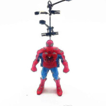 (Spiderman) Toy Induction Aircraft Flying Helicopter Speed Drone Toys Blue Cod Kk5555