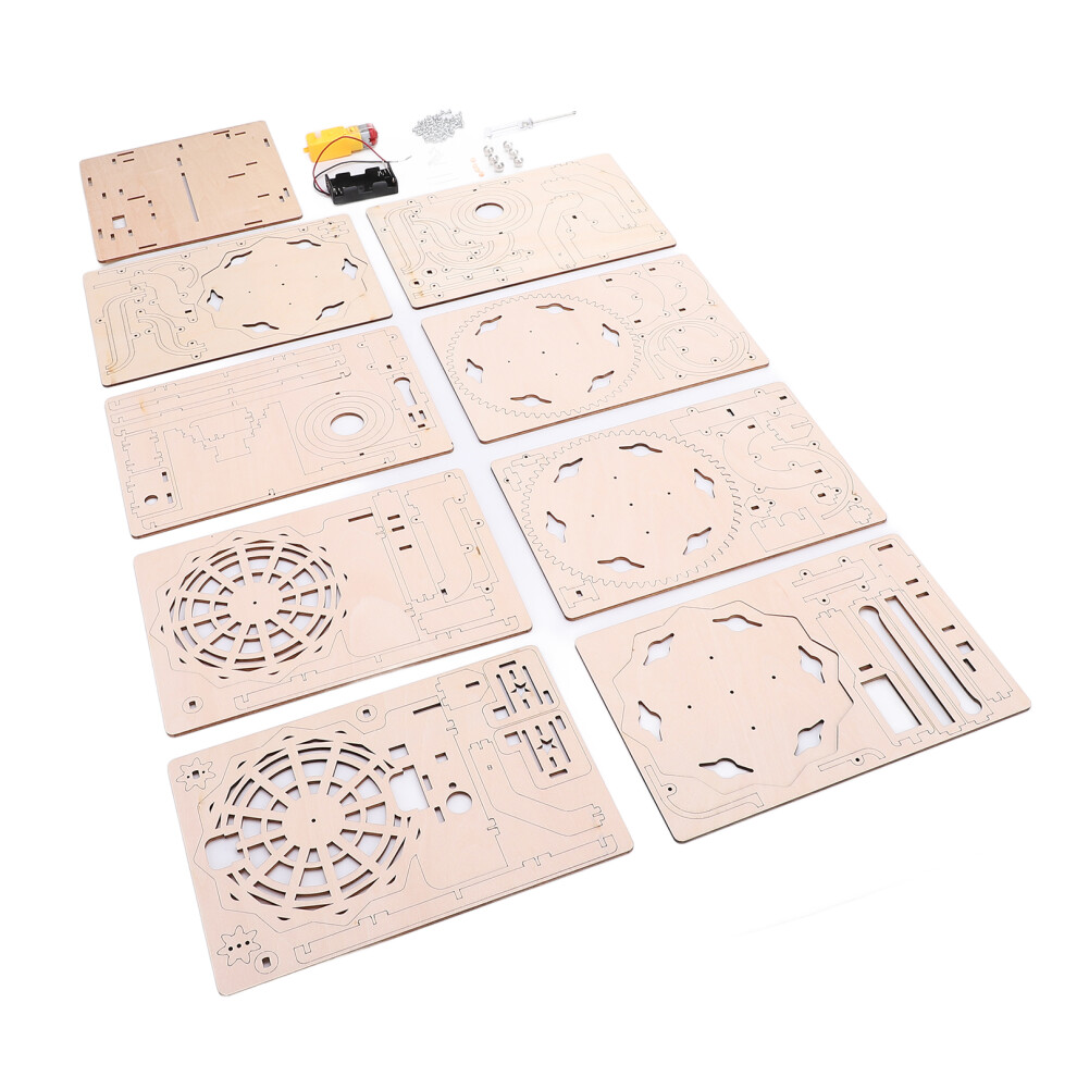 3D Wooden Roller Coaster Marble Rail Model Kit, Mechanical Puzzle-image-OPC-PJ9MYZX-NEW