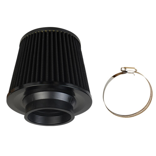 3" 7.6cm Universal Cold Air Intake Cone Filter Washable Black 1