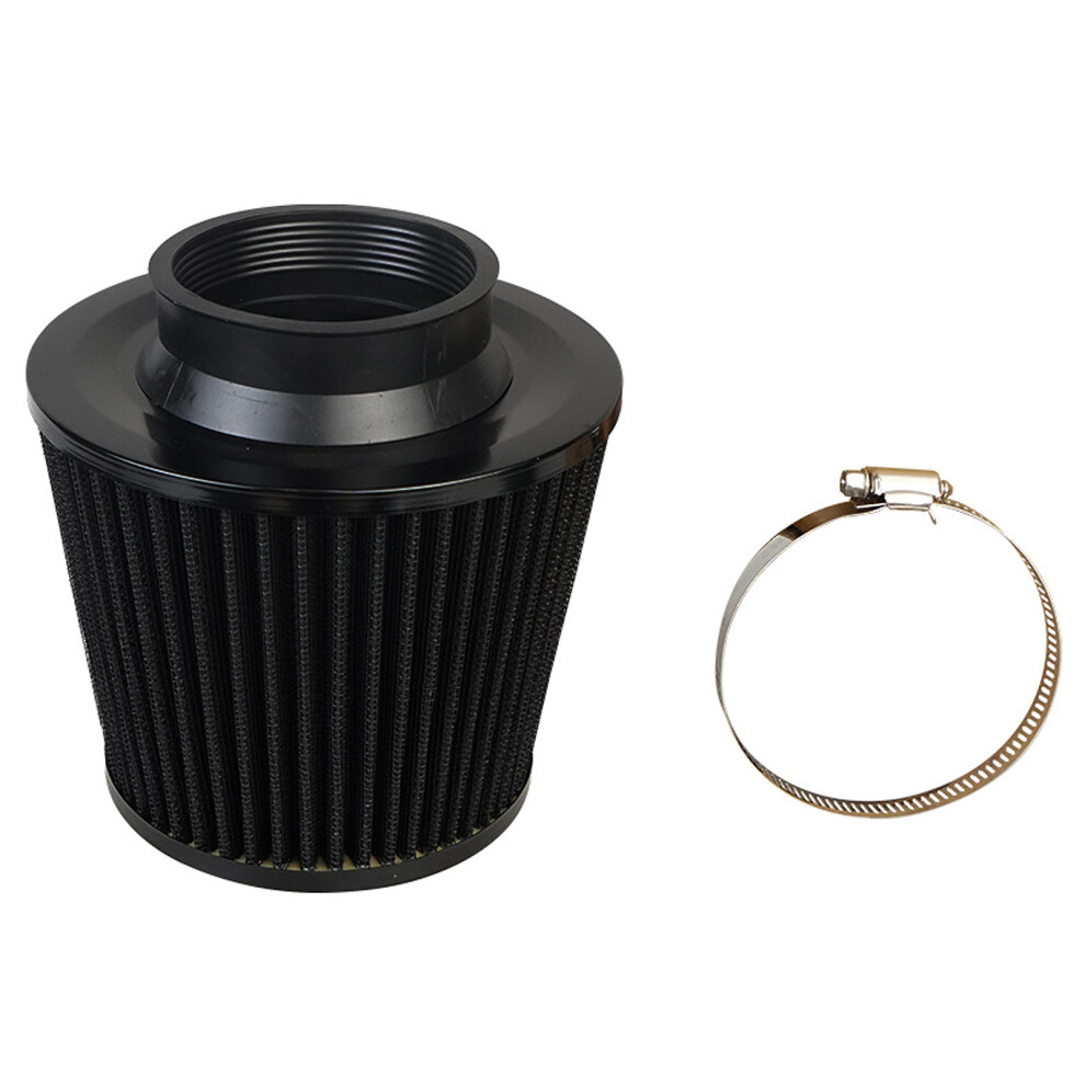 3" 7.6Cm Universal Cold Air Intake Cone Filter Washable Black 6931331165820