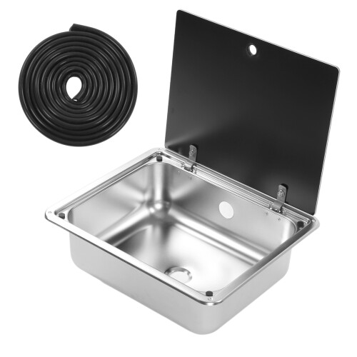 Kitchen Sink 304 Stainless Steel Flat Smooth
