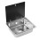 Kitchen Sink 304 Stainless Steel Flat Smooth 8