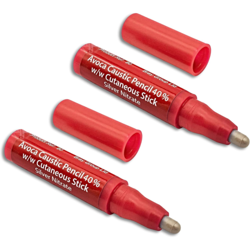 (2) Avoca Caustic Pencils 40% With Cutaneous Stick
