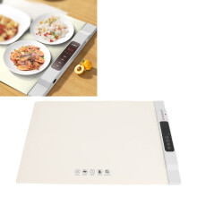 Foldable Silicone Food Warming Mat 110V Countertop Handle Tray