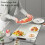 Foldable Silicone Food Warming Mat 110V Countertop Handle Tray 7