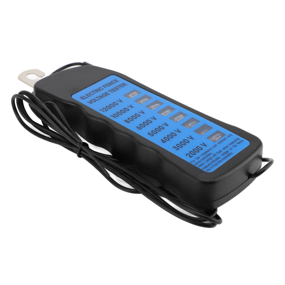 Portable Electric Fence Voltage Tester 12 Kv With 8 Led Indicators 4631331171914