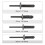 Versatile Rivet Tool Set for Car Doors - Includes 40 Plastic Rivets 4