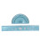 Ruler Kit FourPiece Soft Plastic Transparent Blue 15