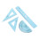 Ruler Kit FourPiece Soft Plastic Transparent Blue 6