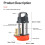 24V DC Submersible Pump 220W 8m Lift 3m³/h Large Flow 2