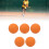 5pcs 6cm Bouncy Ball Safe Eco Friendly Rubber 12
