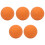 5pcs 6cm Bouncy Ball Safe Eco Friendly Rubber 5