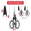 2 Pack Stainless Steel Kitchen Shears Scissors Set for Meat Poultry Vegetables 2