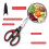 2 Pack Stainless Steel Kitchen Shears Scissors Set for Meat Poultry Vegetables 5