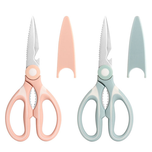 Kitchen Shears, 2-Pack Multi-function Heavy Duty Kitchen Scissors, Poultry Shears
