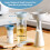 4 in 1 Plastic Kitchen Funnels with Detachable Strainer Filter,Oil Funnel 2