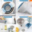 4 in 1 Plastic Kitchen Funnels with Detachable Strainer Filter,Oil Funnel 6