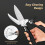 Kitchen Shears, Kitchen Scissors Heavy Duty Seafood Scissors Barbecue Scissors 6