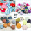 Soiiw Fabric Button Maker Kit Handmade Cloth Covered Button Maker Punch Press Button Machine DIY Tool with 3 Molds  300 Pcs Buttons 5