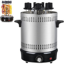 1200w Electric Rotisserie Grill, Contact Grills, 0-30min Timing,360 Automatic Rotation, Even Heating,For Indoor and Outdoor