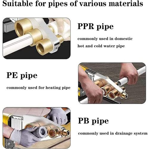 Plastic Pipe Welding Machine, Plastic Pipe Welding Kit, with 20-32MM / 20-63MM Welding Head ,#63 1