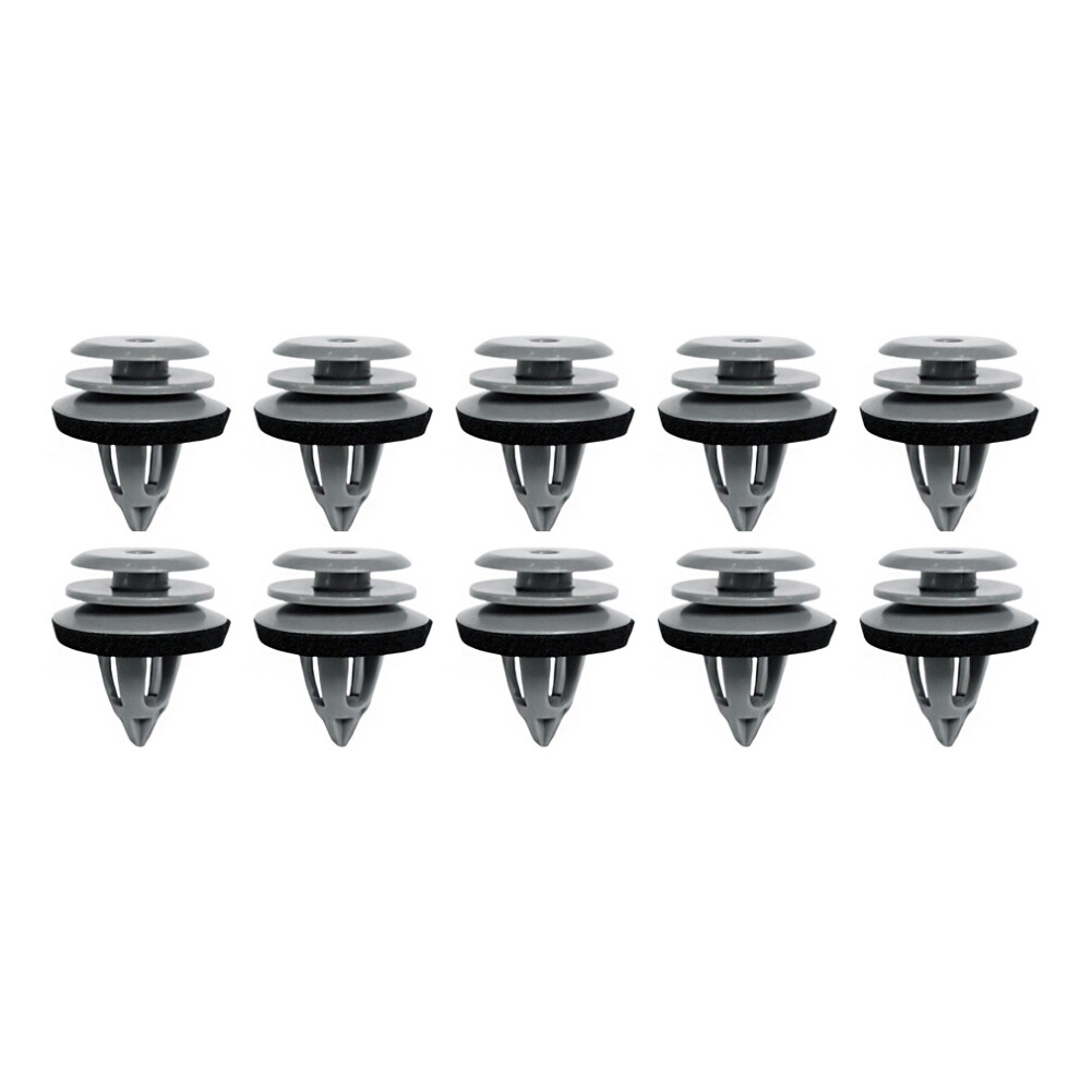 100Pcs Door Trim Panel Retainer Clips Rivet Compatible With Bmw 51418224781 51410407983 51430141025 E36, E46 Gray 749284881249