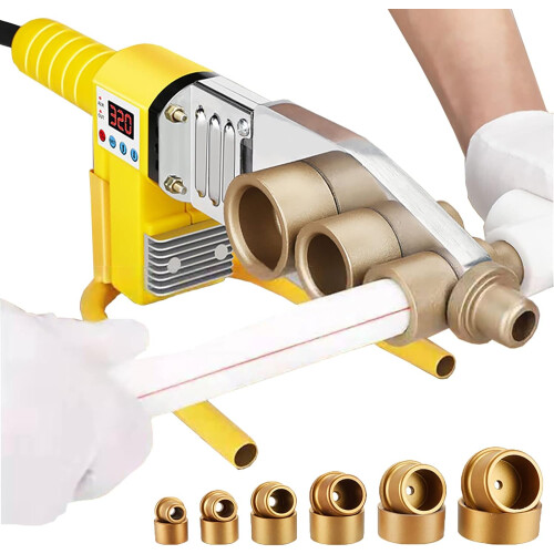 Plastic Pipe Welding Machine, Plastic Pipe Welding Kit, with 20-32MM / 20-63MM Welding Head ,#63