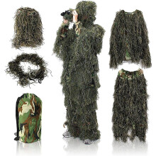 5-in-1 ghilliepak, lichtgewicht bosghilliepak, camouflage jachtkleding, geschikt voor personen met een lengte van 175-188 cm
