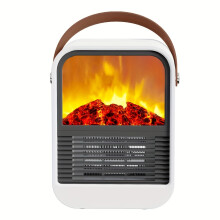 Chauffage d'appoint électrique 1 pièce pour usage intérieur - Chauffage portable silencieux en céramique PTC 1000 W pour bureau