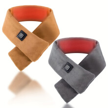 2pcs Heated Scarf, Neck Heating Pad With 3 Adjustable Temperature, USB Rechargeable Heated Scarfs For Neck, Indoor Outdoor Warm Neck Wrap Gift