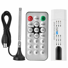 USB 2.0 Tuner DVB-T2 / DVB-T DVB-C DAB SDR FM USB Stick Digital HDTV F Laptop PC