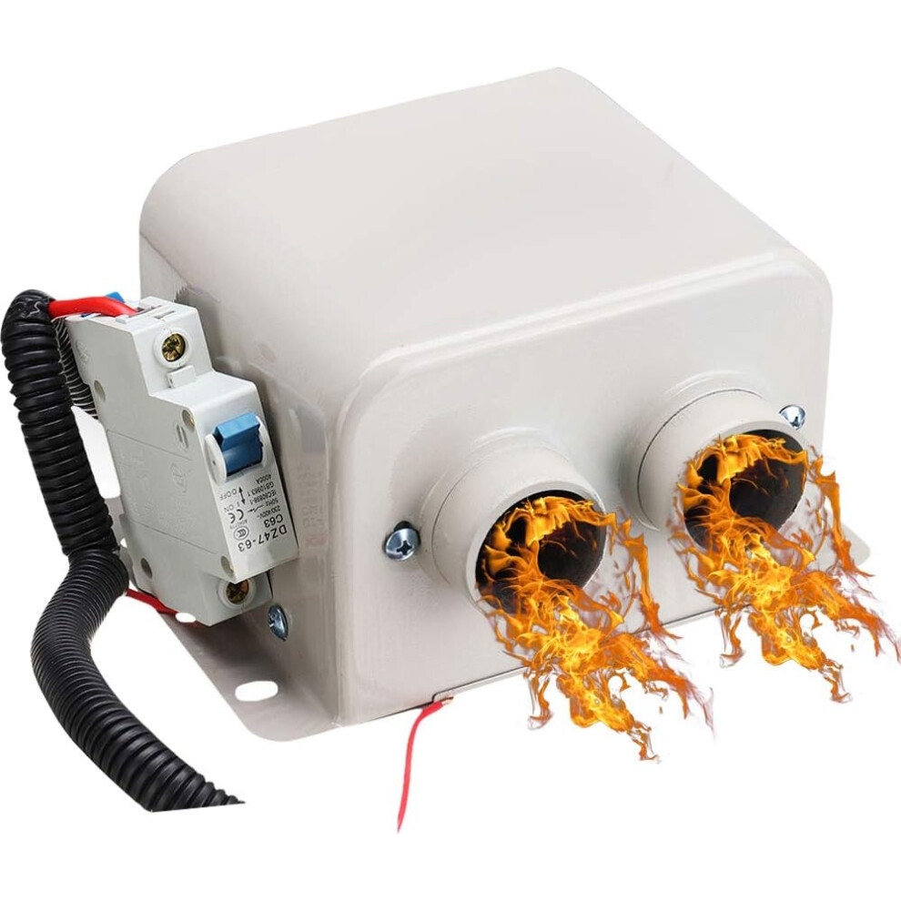 Car Heater Car Windshield Defogger Defroster 12V 800W Car Heater Kit, High Power 8 Second Fast Heating Defrost For Automobile Windscreen Winter Gray 749764122046