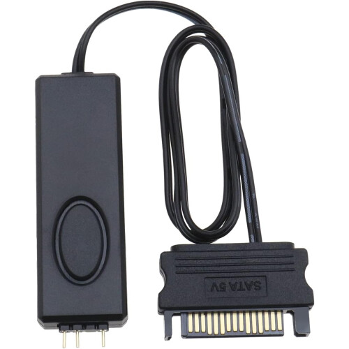 Controller ARGB Power Supply Controller for 3 Pin 5V ARGB Splitter Cable Plastic LED Lighting SATA Pin RGB Controller