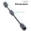 2Pack Wired Controller USB Breakaway Cable Cord for Microsoft Xbox 360 Guitar Hero 3