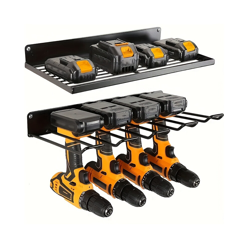 Electric Drill Screwdriver Tool Rack, Wall Mounted Tool Storage Rack, Electric Drill Storage Rack, Tool Storage Rack 749284881119