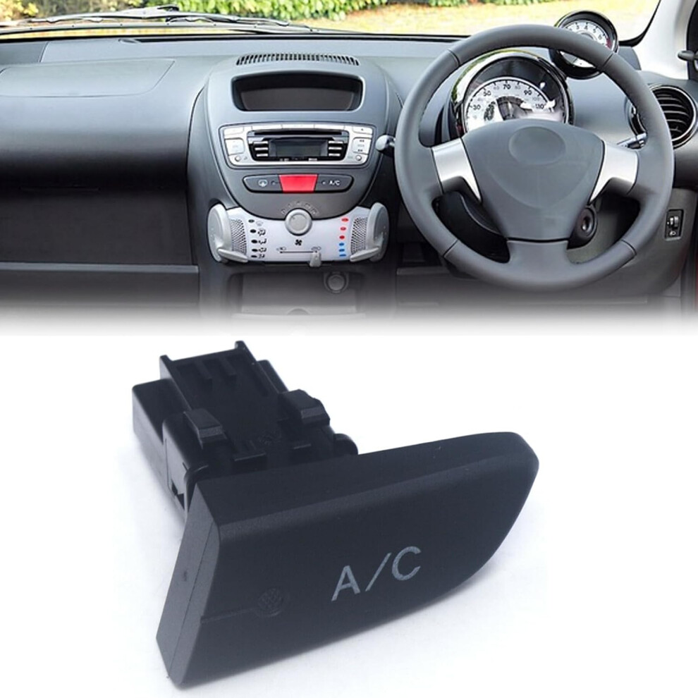 Air Connditioner Control Switch,A/C Air Conditioner Unit Control Button For Peu-Geot 107 Citr-Oen C1 To-Yota Aygo 2005-2014 6554Kx 749764122527