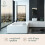 30x40cm Metal Black Frame Mirror for Bathroom | Brushed Rectangular Rounded Corner Vanity | 2" Deep Set Design Small Wall Mirrors Decorative 2