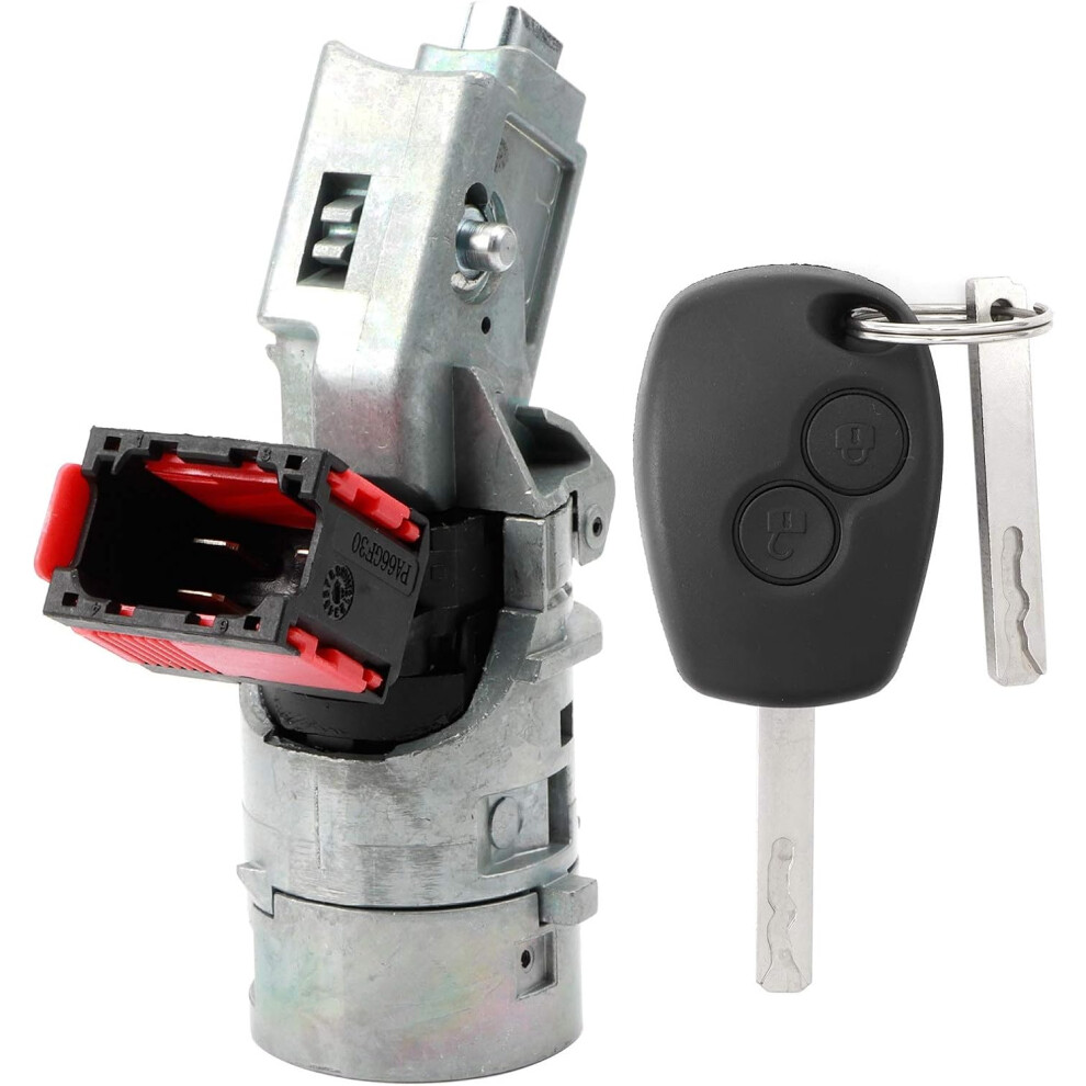 Ignition Switch, Ignition Lock Barrel Starter Switch With Key 7701208408 Fit For Renault Trafic/Master/Kangoo 749764122602