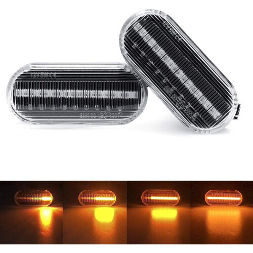 Clignotants, 1 paire de feux de position latéraux dynamiques de remplacement pour VW T5