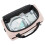 (Nude) Cabin Size ABS Hard Shell Suitcase With Duffel Bag 17