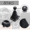 6 Speed Shift Knob Compatible with GOLF 5 6 JE-TTA 5 6 EOS SCI-ROCCO Chrome Manual Shift Guide Knob Ring Frame 3