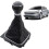 6 Speed Shift Knob Compatible with GOLF 5 6 JE-TTA 5 6 EOS SCI-ROCCO Chrome Manual Shift Guide Knob Ring Frame 1