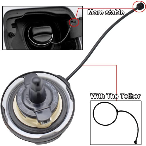 Bouchon de réservoir d'essence pour BMW E39 E46 E60 E70 E90 E92 X3 X5 MINI (pièce de rechange 16117222330) 2