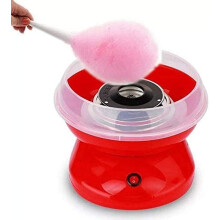 Classic Cotton Candy Maker Hard & Sugar-Free Candy Cotton Candy Machine Marshmallow Machine Birthday Party Christmas Supplies (Red)